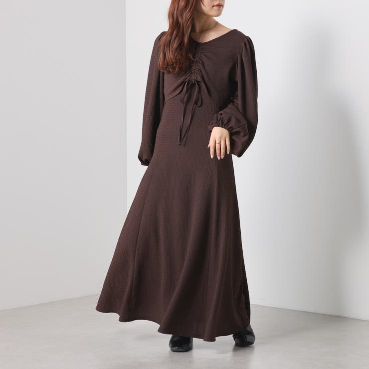 【SETアイテム】シボシボワンピース | NICE CLAUP / OLIVE des OLIVE　OUTLET | 詳細画像8 