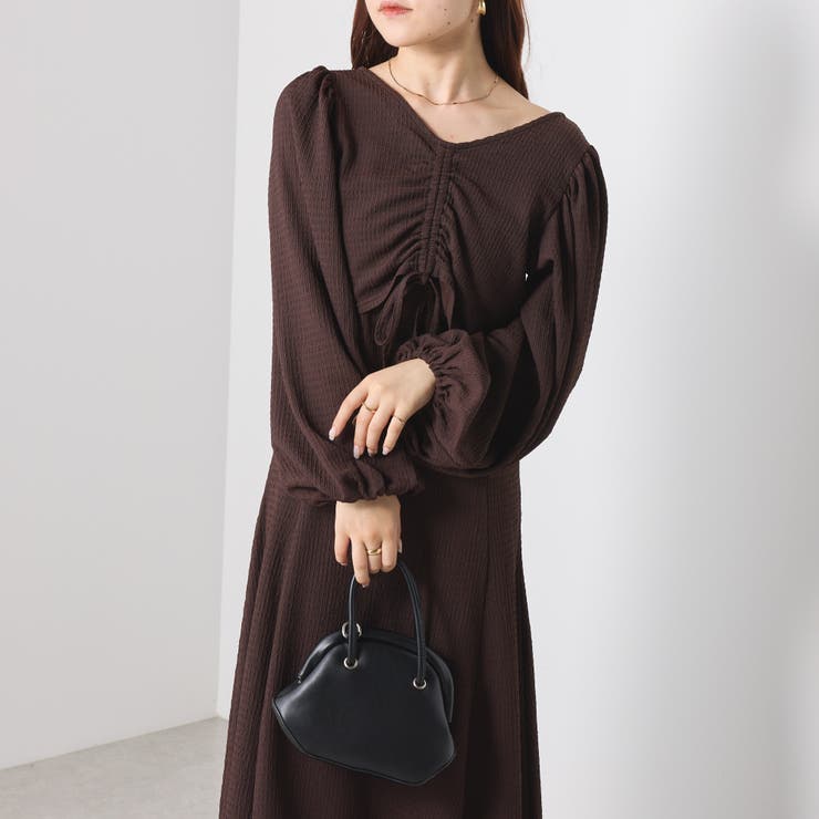 【SETアイテム】シボシボワンピース | NICE CLAUP / OLIVE des OLIVE　OUTLET | 詳細画像10 