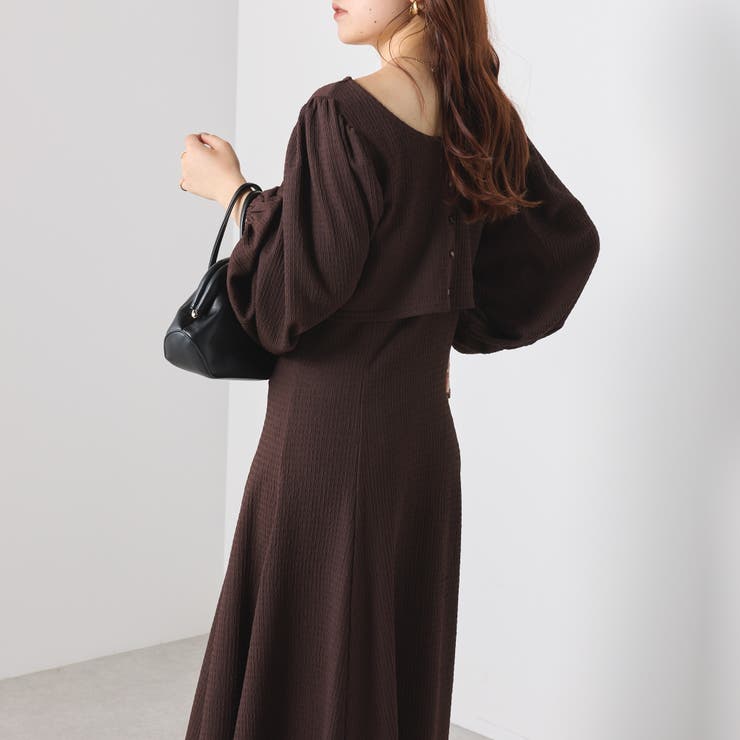 【SETアイテム】シボシボワンピース | NICE CLAUP / OLIVE des OLIVE　OUTLET | 詳細画像13 