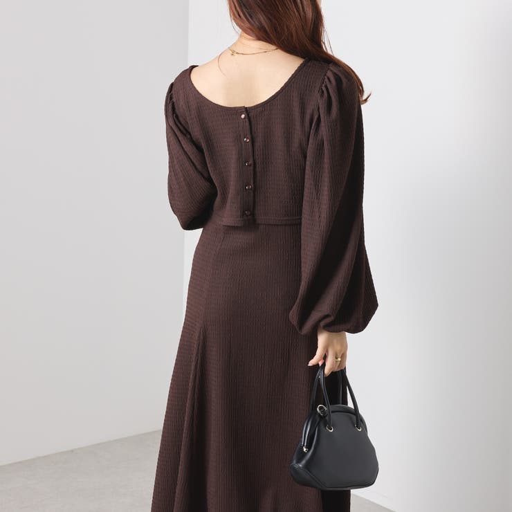 【SETアイテム】シボシボワンピース | NICE CLAUP / OLIVE des OLIVE　OUTLET | 詳細画像14 