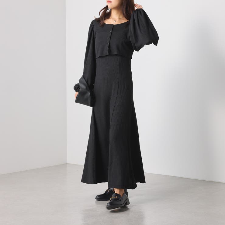 【SETアイテム】シボシボワンピース | NICE CLAUP / OLIVE des OLIVE　OUTLET | 詳細画像17 