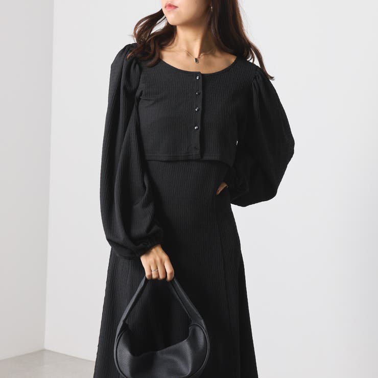 【SETアイテム】シボシボワンピース | NICE CLAUP / OLIVE des OLIVE　OUTLET | 詳細画像21 