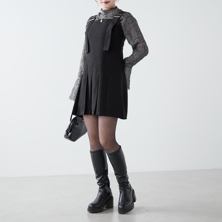 スナイデル　プリーツミニジャンスカ プリーツミニジャンスカ(ミニワンピース)｜ワンピース｜SNIDEL