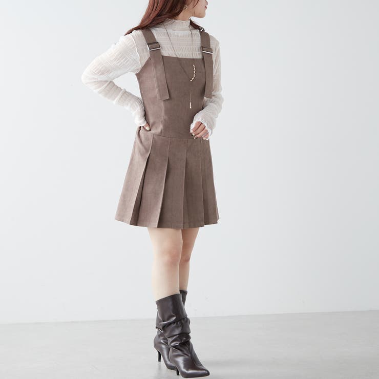 プリーツミニジャンスカ[品番：NCLW0012118]｜NICE CLAUP / OLIVE des