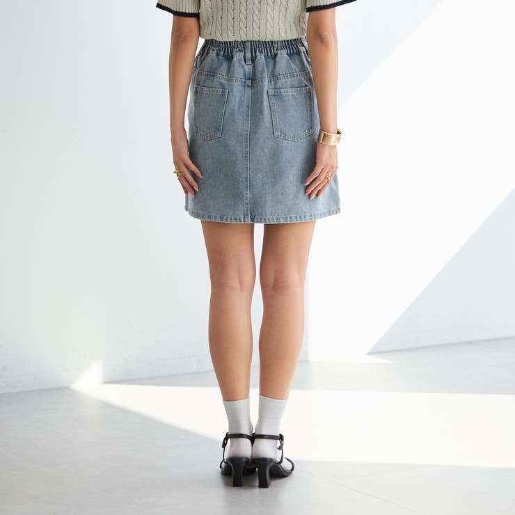 パール/ビジュー付ミニスカート | NICE CLAUP / OLIVE des OLIVE　OUTLET | 詳細画像34 