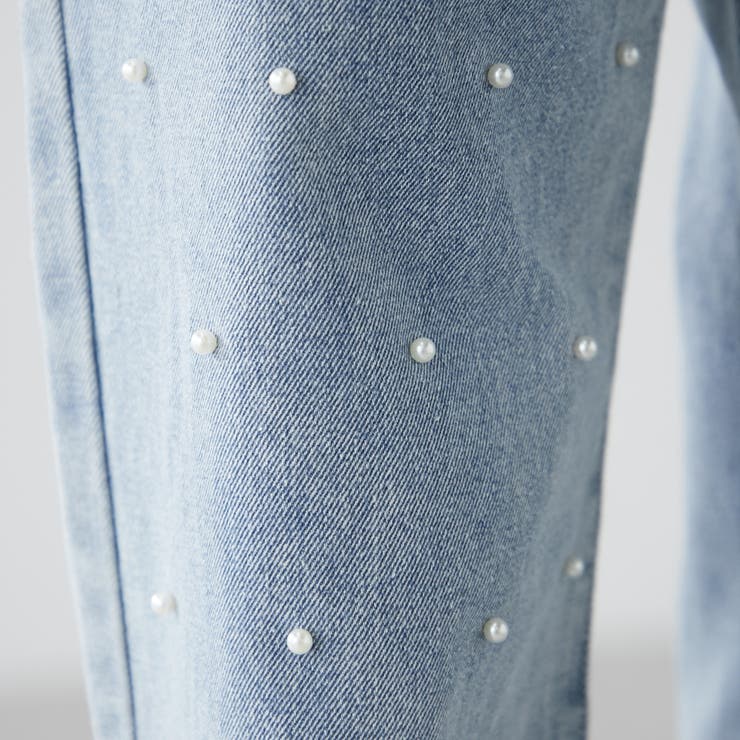 パール/ビジュー付デニム | NICE CLAUP / OLIVE des OLIVE　OUTLET | 詳細画像8 