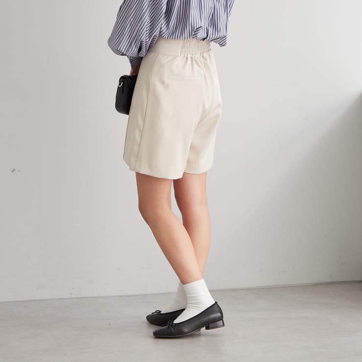 白雪おまとめ買い1/2 ハイウエストZIPショートPT[品番：NCLW0012208]｜NICE CLAUP