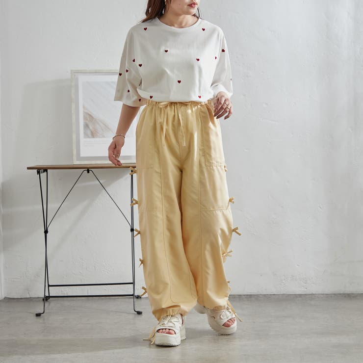 脇リボンカーゴパンツ | NICE CLAUP / OLIVE des OLIVE　OUTLET | 詳細画像17 