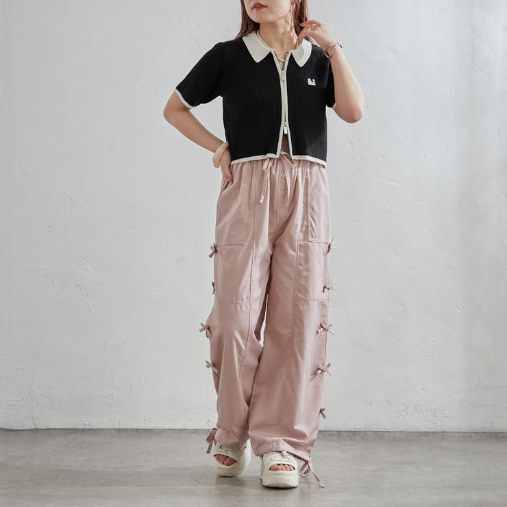 脇リボンカーゴパンツ | NICE CLAUP / OLIVE des OLIVE　OUTLET | 詳細画像45 