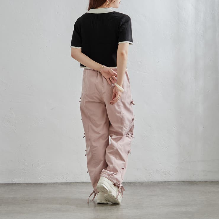 脇リボンカーゴパンツ | NICE CLAUP / OLIVE des OLIVE　OUTLET | 詳細画像52 