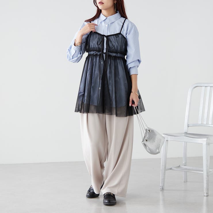 チュールビスチェ[品番：NCLW0012265]｜NICE CLAUP / OLIVE des OLIVE