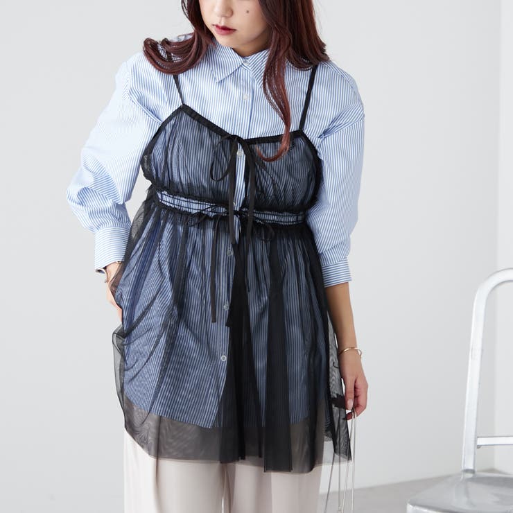 チュールビスチェ[品番：NCLW0012265]｜NICE CLAUP / OLIVE des OLIVE