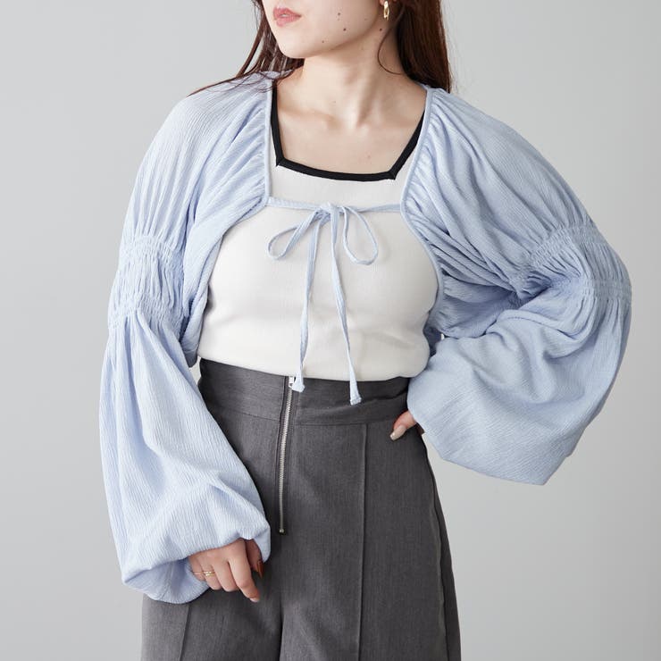 シャーリングボレロ | NICE CLAUP / OLIVE des OLIVE　OUTLET | 詳細画像13 