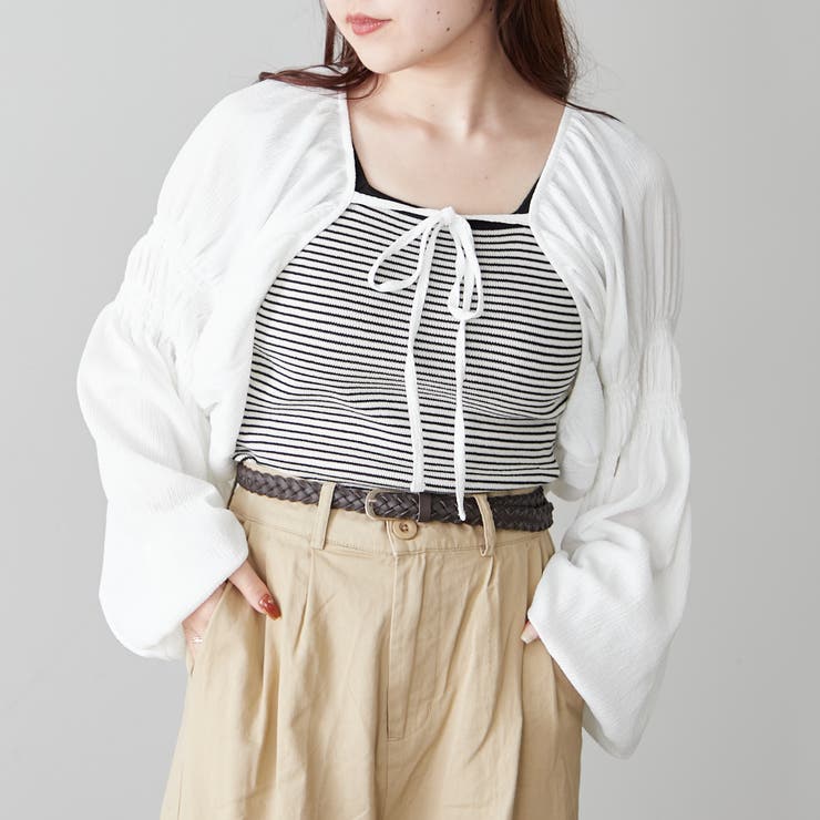 シャーリングボレロ | NICE CLAUP / OLIVE des OLIVE　OUTLET | 詳細画像4 