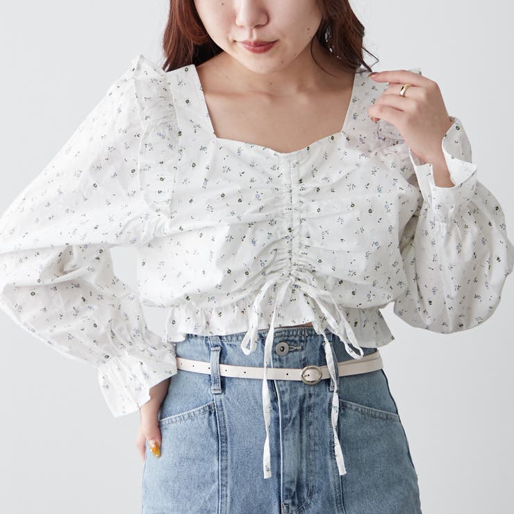 クシュクシュアソートブラウス[品番：NCLW0012483]｜NICE CLAUP