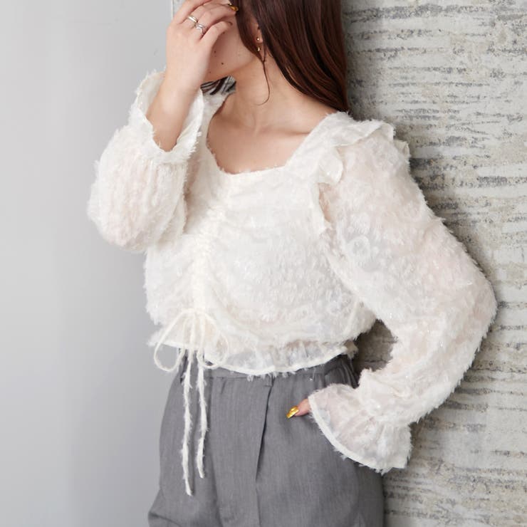 クシュクシュアソートブラウス[品番：NCLW0012483]｜NICE CLAUP