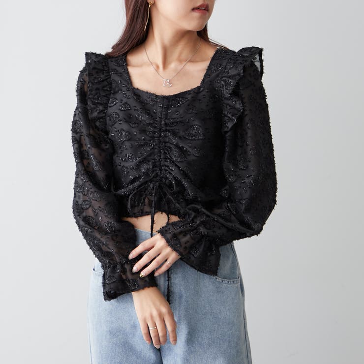 クシュクシュアソートブラウス[品番：NCLW0012483]｜NICE CLAUP