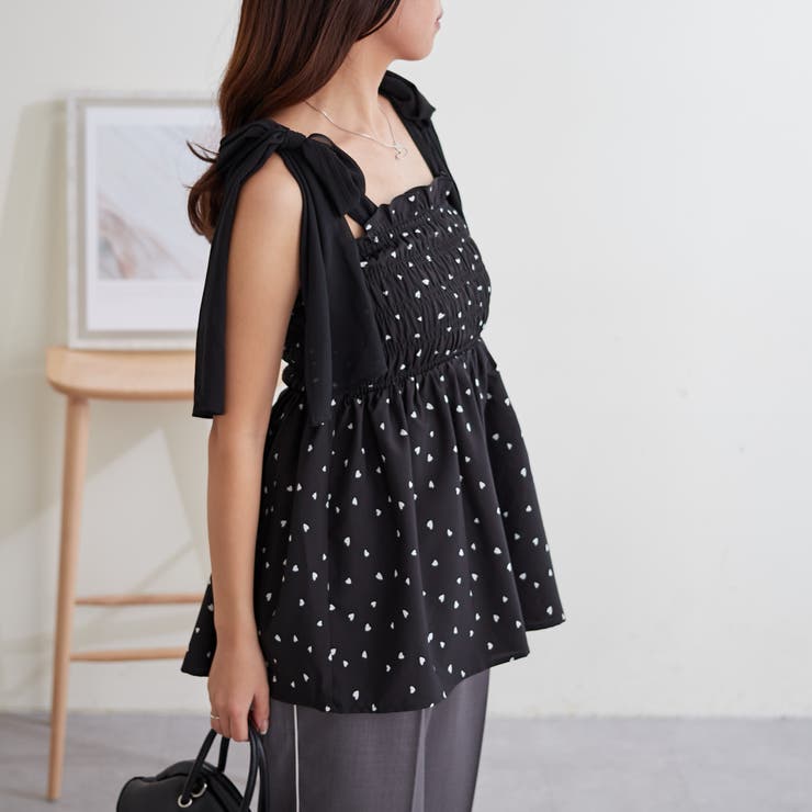 肩リボンチュニック[品番：NCLW0012922]｜NICE CLAUP / OLIVE des