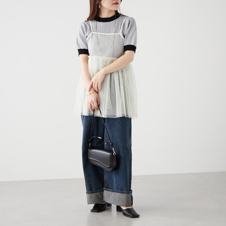 チュールキャミ[品番：NCLW0012525]｜NICE CLAUP / OLIVE des OLIVE
