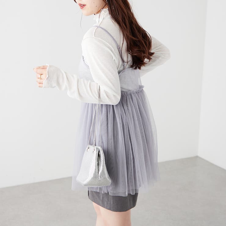 チュールキャミ[品番：NCLW0012525]｜NICE CLAUP / OLIVE des OLIVE
