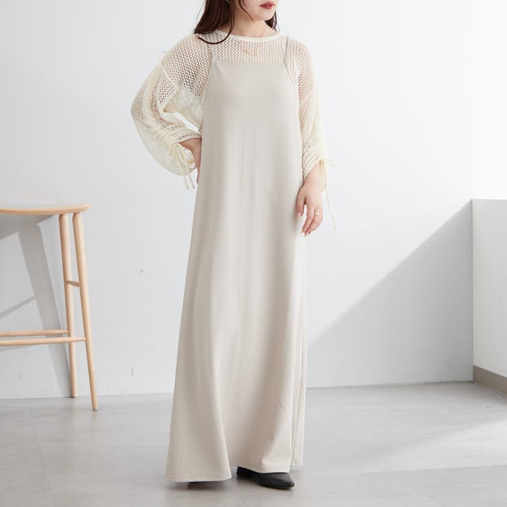 新色追加、袖ドロストメッシュプルオーバー | NICE CLAUP / OLIVE des OLIVE　OUTLET | 詳細画像11 