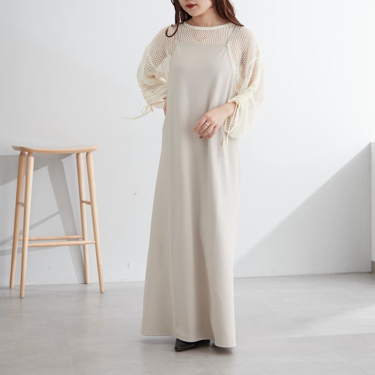 新色追加、袖ドロストメッシュプルオーバー | NICE CLAUP / OLIVE des OLIVE　OUTLET | 詳細画像12 