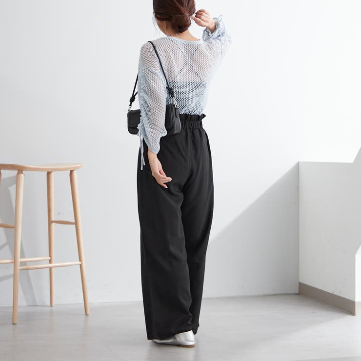 新色追加、袖ドロストメッシュプルオーバー | NICE CLAUP / OLIVE des OLIVE　OUTLET | 詳細画像38 