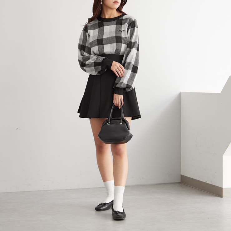 チェックニット[品番：NCLW0012214]｜NICE CLAUP / OLIVE des OLIVE