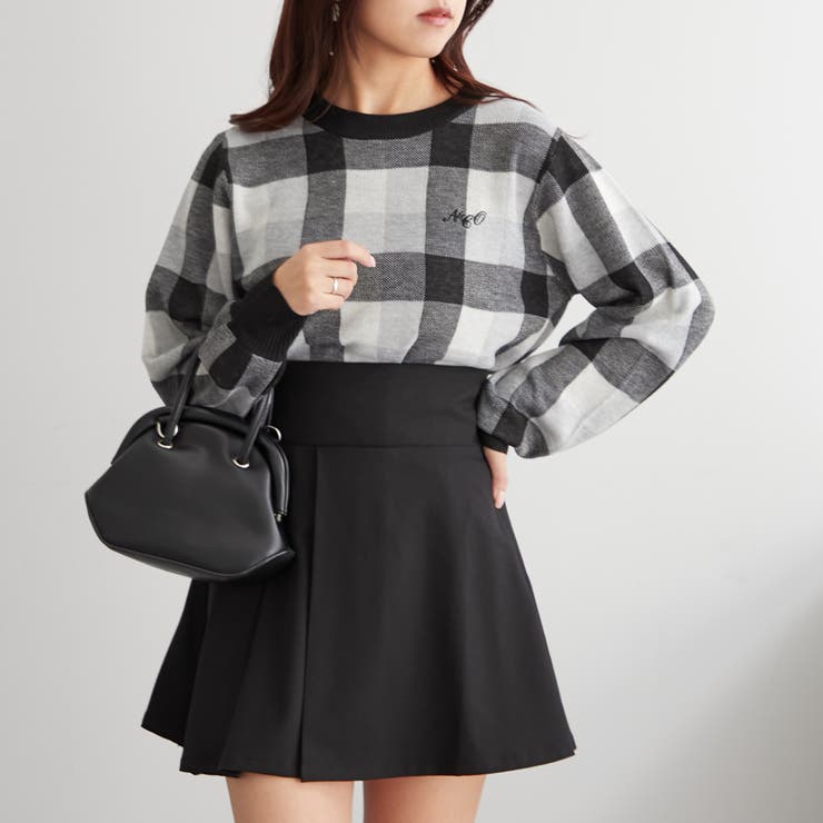 チェックニット[品番：NCLW0012214]｜NICE CLAUP / OLIVE des OLIVE