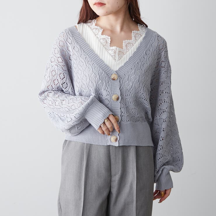 ⭐️試着のみ⭐️CC 25SSバックボタン カシミヤ カーディガン 38 60980123.jpg