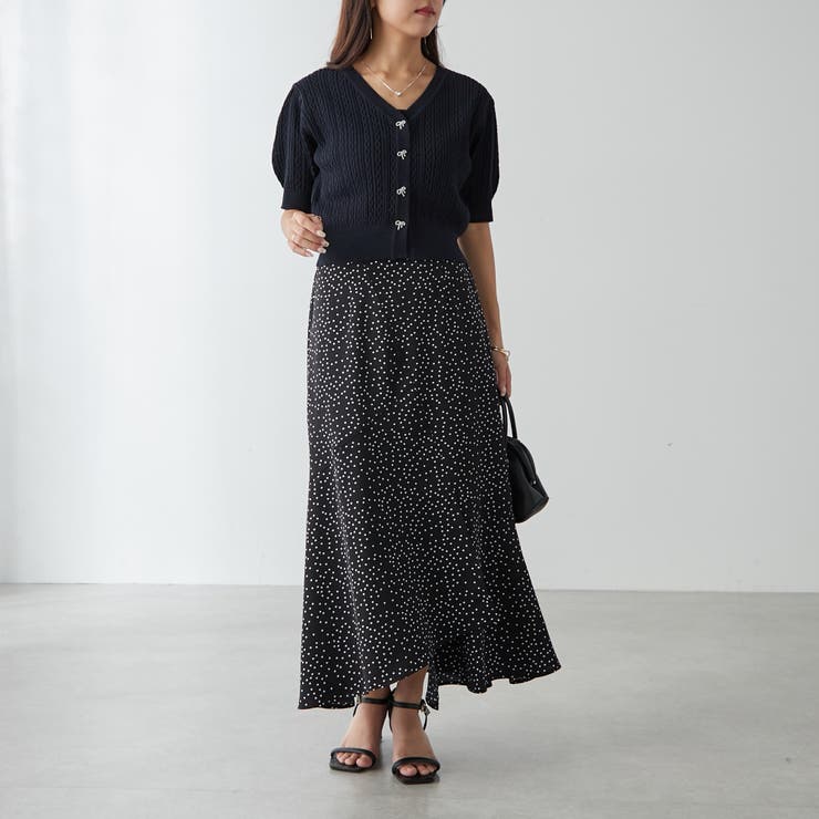 ビジューリボンカーディガン | NICE CLAUP / OLIVE des OLIVE　OUTLET | 詳細画像35 