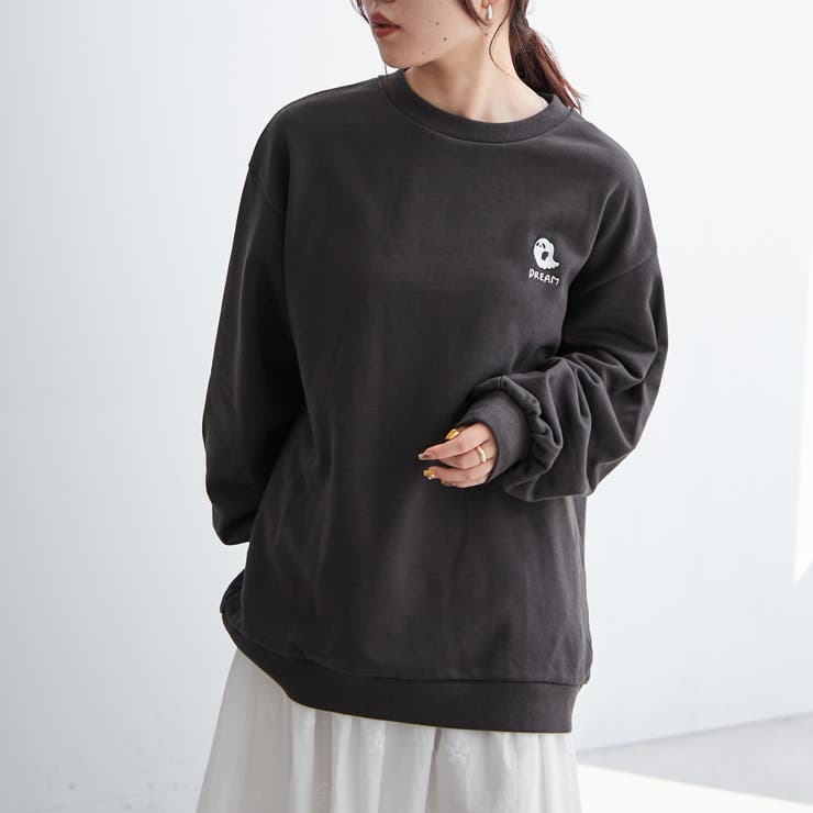 オバケゆるキャラスウェット[品番：NCLW0012345]｜NICE CLAUP / OLIVE