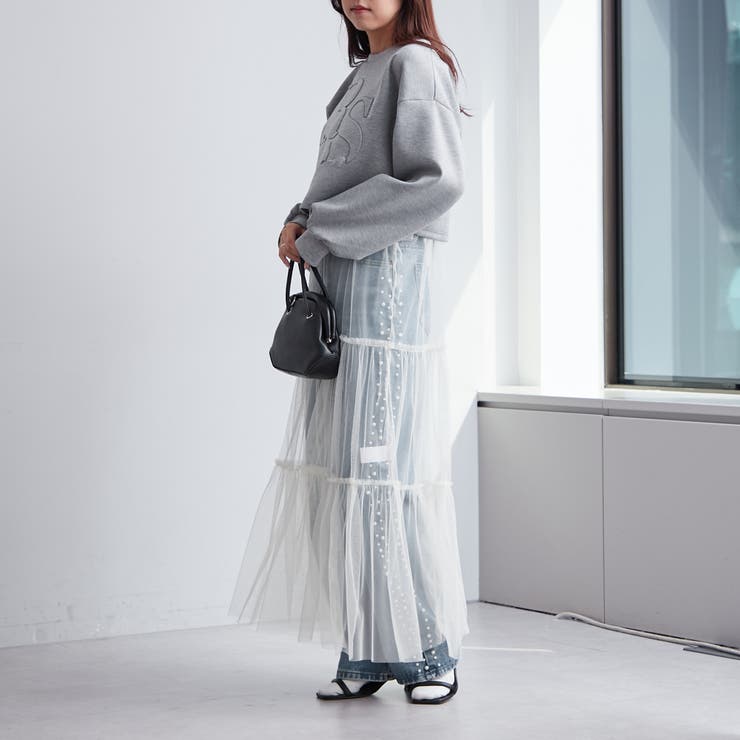 ダンボールエンボスロゴプルオーバー[品番：NCLW0012630]｜NICE CLAUP