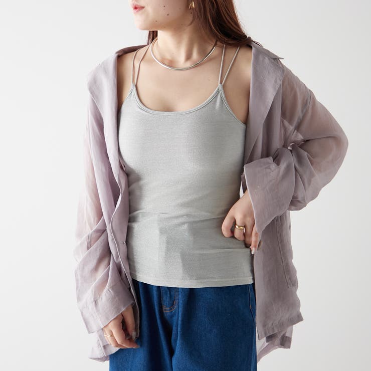 ラメカップ付キャミ | NICE CLAUP / OLIVE des OLIVE　OUTLET | 詳細画像13 