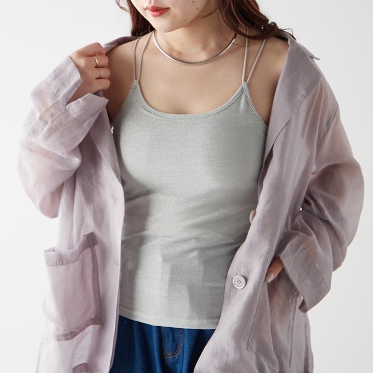 ラメカップ付キャミ | NICE CLAUP / OLIVE des OLIVE　OUTLET | 詳細画像15 