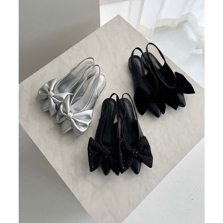 【one after another】リボンミュール | NICE CLAUP / OLIVE des OLIVE　OUTLET | 詳細画像2 