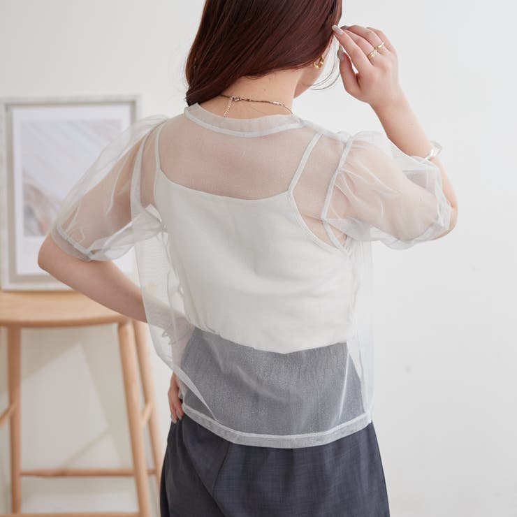 ラメドロストキャミSET[品番：NCLW0012931]｜NICE CLAUP / OLIVE