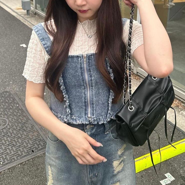 美品！夏にぴったり♡メゾンスペシャル・デニム ストラップレス ビスチェ MAISON SPECIAL（メゾンスペシャル）の「Denim Bustier/デニム