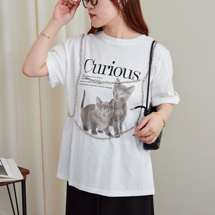 あーみ★CANDY猫トップス2点セット LAZY MOOD CAT KNIT | Candy Stripper（キャンディ ストリッパー