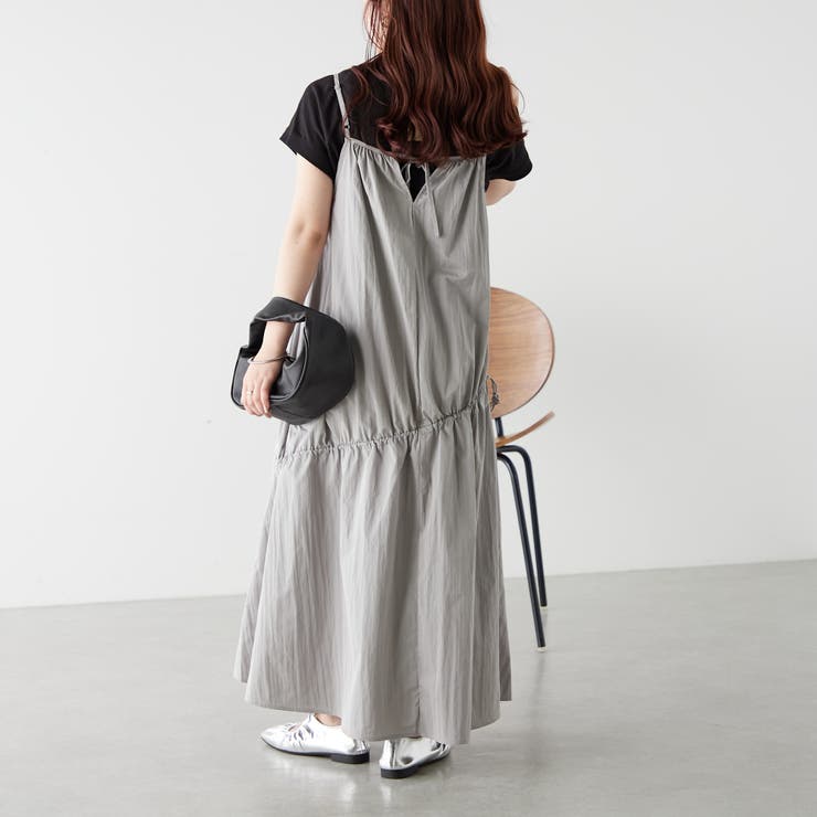 切替ギャザードロストジャンスカ | NICE CLAUP / OLIVE des OLIVE　OUTLET | 詳細画像10 