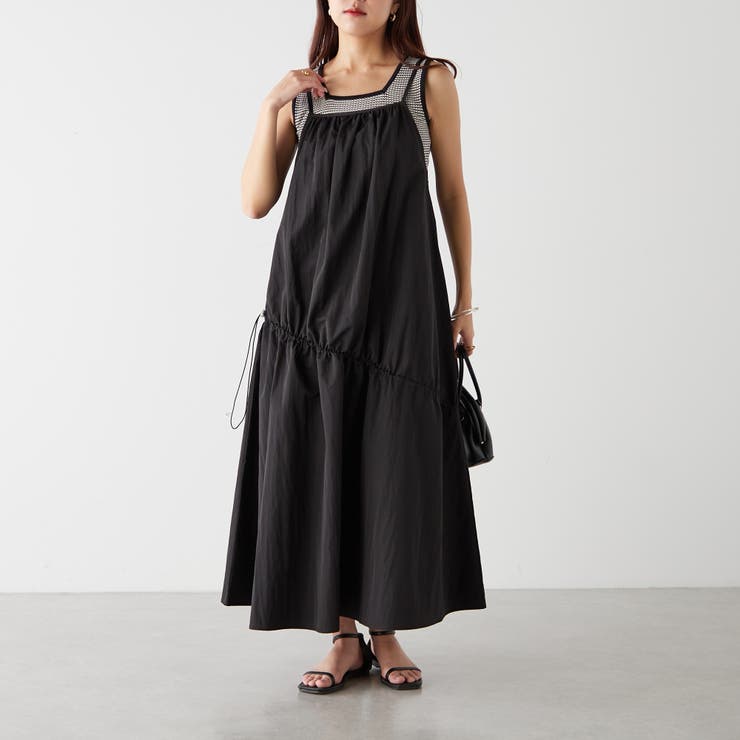 切替ギャザードロストジャンスカ | NICE CLAUP / OLIVE des OLIVE　OUTLET | 詳細画像29 