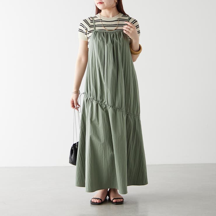 切替ギャザードロストジャンスカ | NICE CLAUP / OLIVE des OLIVE　OUTLET | 詳細画像38 