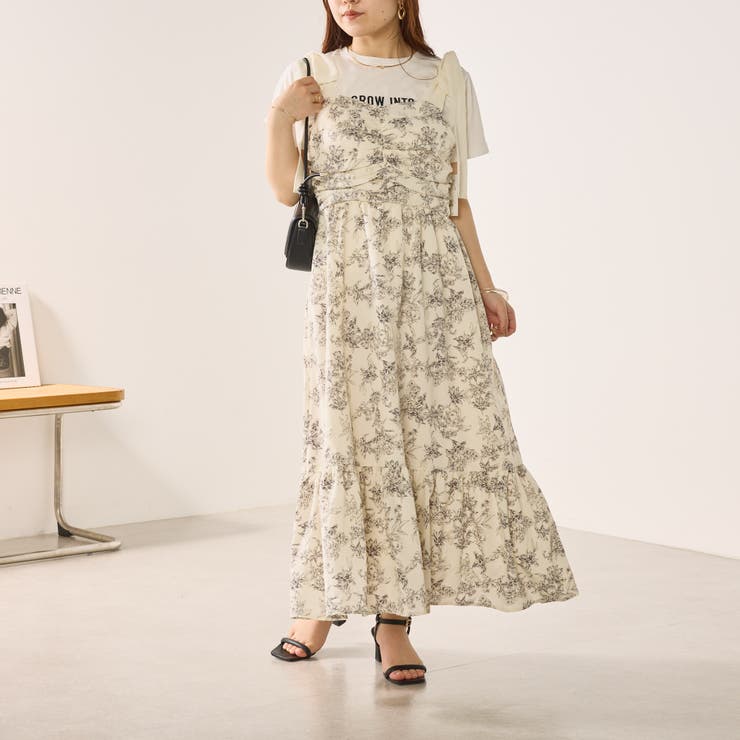 【国内発送/関税込!!】Kate Spade★花柄総柄 キャミワンピース セール】小花柄デザイン キャミワンピース（ワンピース）｜Ada