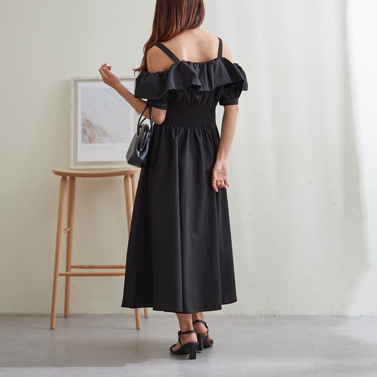 オフショルワンピース[品番：NCLW0013449]｜NICE CLAUP / OLIVE des