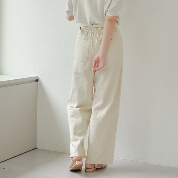 大人気 ベルトセットデニムパンツ | RMAF　NICE CLAUP / OLIVE des OLIVE | 詳細画像12 