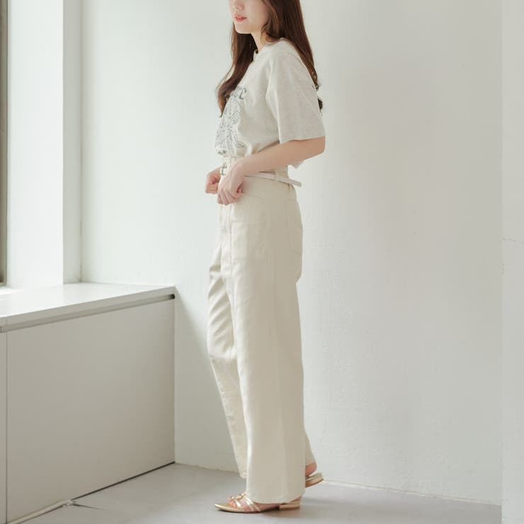 大人気 ベルトセットデニムパンツ | RMAF　NICE CLAUP / OLIVE des OLIVE | 詳細画像15 