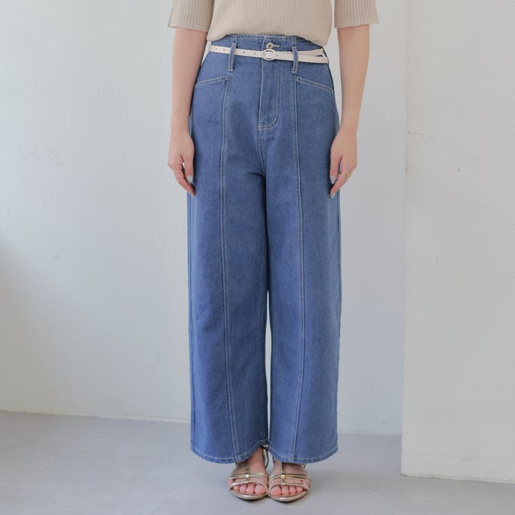 大人気 ベルトセットデニムパンツ | RMAF　NICE CLAUP / OLIVE des OLIVE | 詳細画像25 