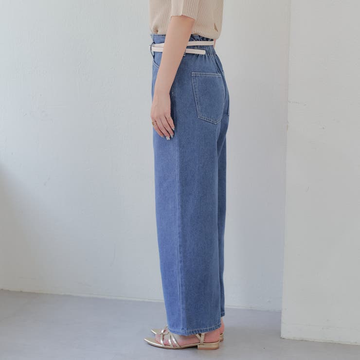 大人気 ベルトセットデニムパンツ | RMAF　NICE CLAUP / OLIVE des OLIVE | 詳細画像26 