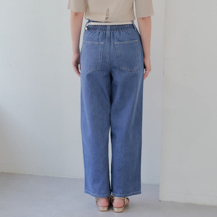 大人気 ベルトセットデニムパンツ | RMAF　NICE CLAUP / OLIVE des OLIVE | 詳細画像27 