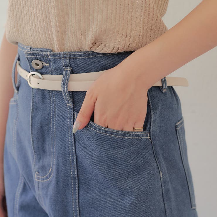 大人気 ベルトセットデニムパンツ | RMAF　NICE CLAUP / OLIVE des OLIVE | 詳細画像31 